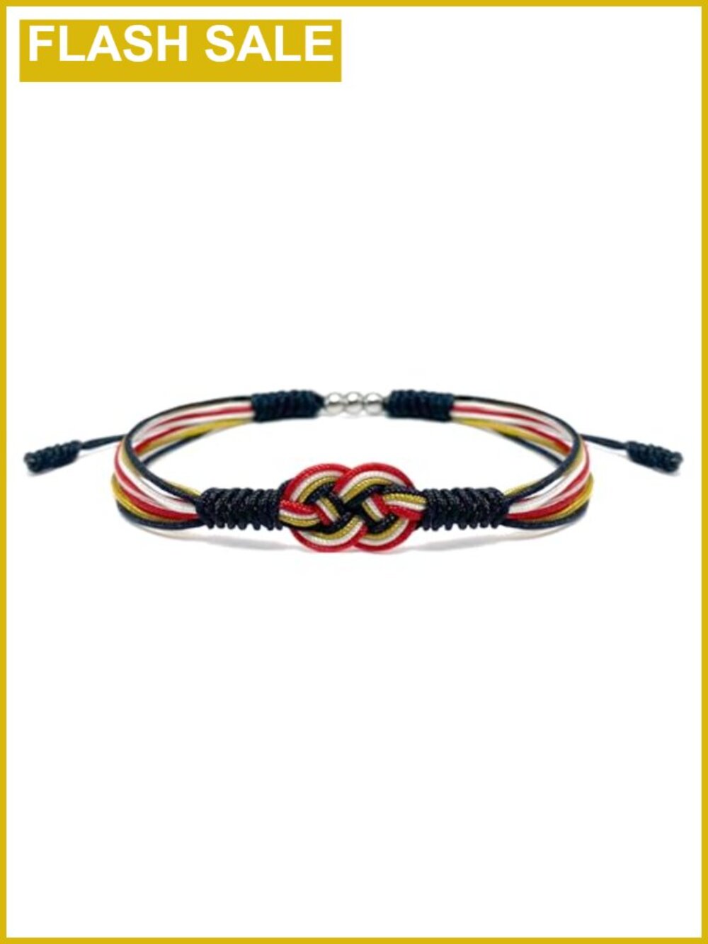 Handmade Infinity Wrap Bracelet Adjustable 7.5-11in, Surfer String Style,